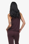 Maia Tank - Woman Tank Top in Brown | Daub & Design