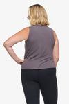 Maia Tank - Woman Tank Top in Grey | Daub & Design
