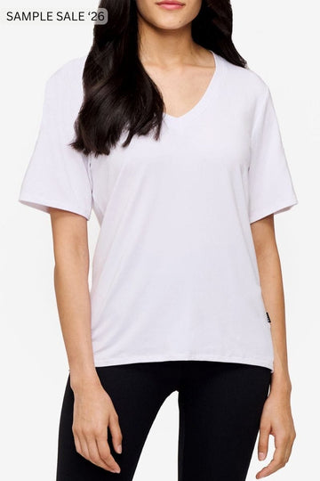 everyday tee in white - xlarge [sample] #369