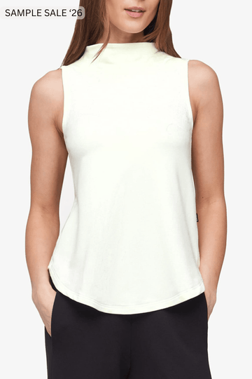 briar sleeveless top in sea glass - small [sample] #123