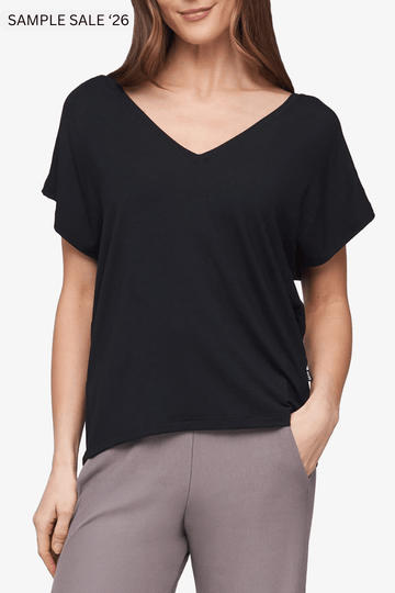 trinity tee in black - large [sample] #36