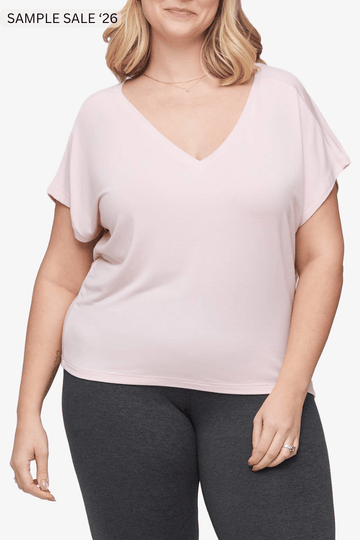 trinity tee in rose quartz - large [sample] #38