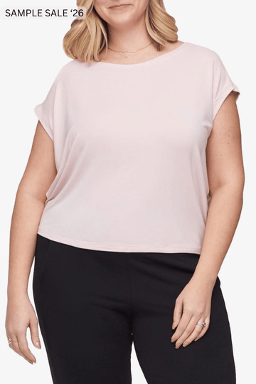 box tee in rose quartz - large [sample] #42