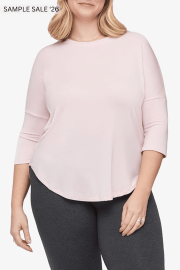 ainsley tee in rose quartz - xlarge [sample] #978