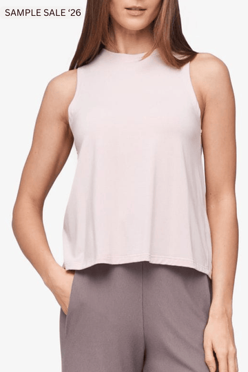 maia tank in rose quartz - small [sample] #132
