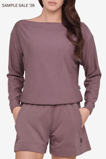 boatneck sweatshirt in sparrow lite - small [sample] #177