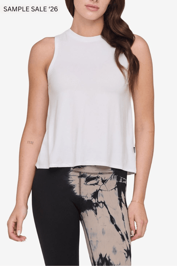 maia tank in white - xsmall [sample] #272