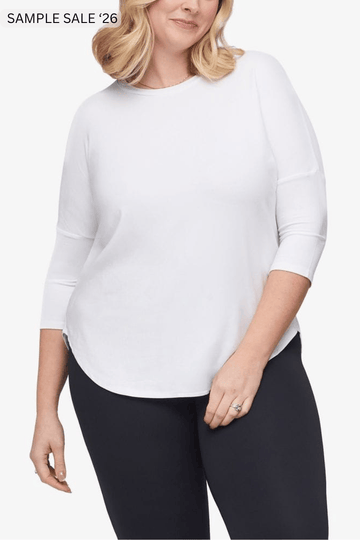 ainsley tee in white - xsmall [sample] #274