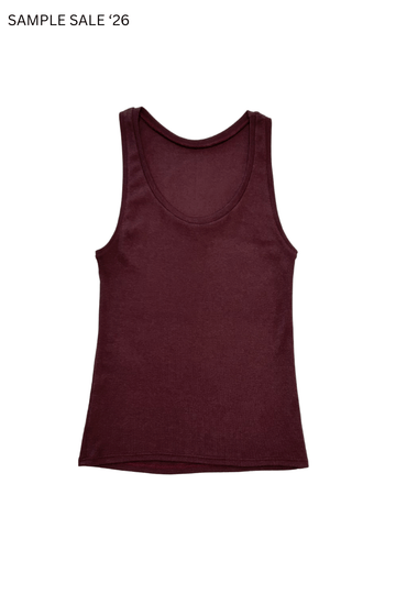 ribbed tank in spice - xlarge [sample] #258