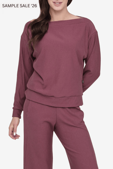 boatneck sweatshirt in nocturne - small [sample] #220