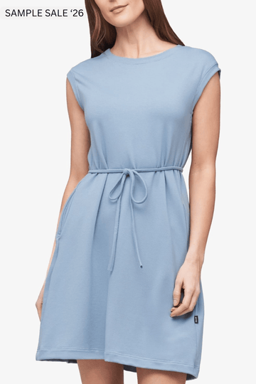 newport dress in coastal blue - large [sample] #72