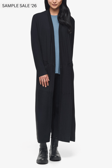 knox long jacket in black - xsmall [imperfect] #277