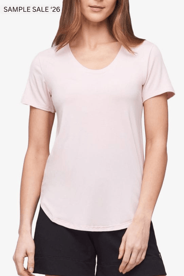 avery tee in rose quartz - small [sample] #138