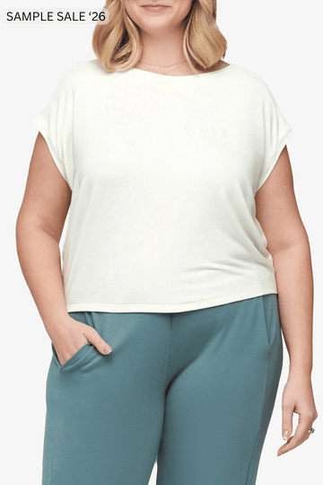box tee in sea glass - large [sample] #43