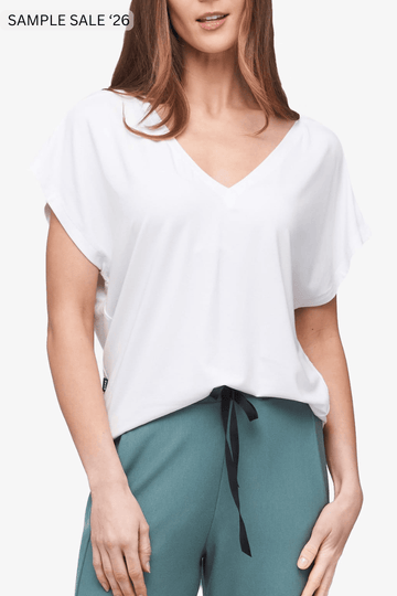 trinity tee in white - small [sample] #159