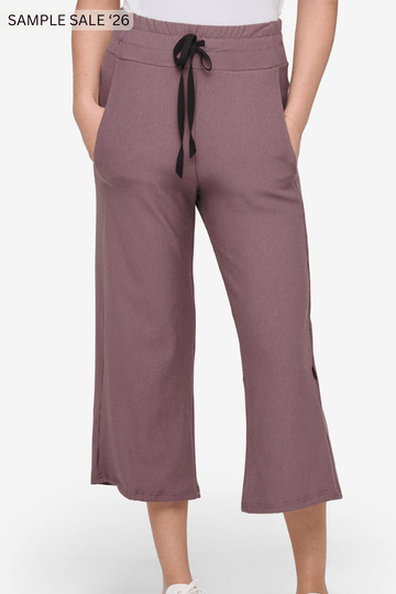 freedom wide leg crop in sparrow - small [sample] #186