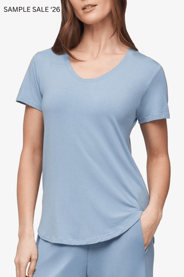 avery tee in coastal blue - small [sample] #142