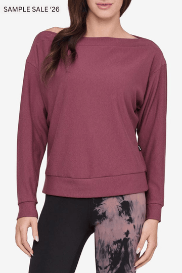 boatneck sweatshirt in nocturne lite - small [sample] #178