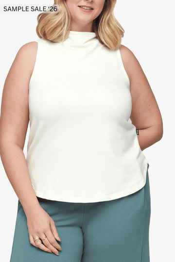 briar sleeveless top in sea glass - large [sample] #28