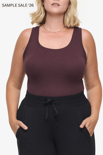 basic tank in cacao - large [sample] #15