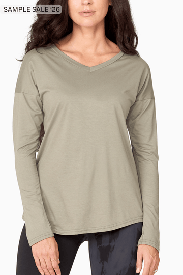 luna longsleeve in rosemary - small [sample] #542