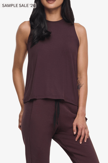 maia tank in cacao - small [sample] #1126