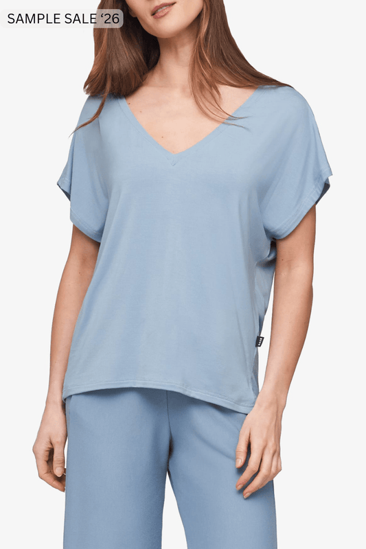 trinity tee in coastal blue - medium [sample] #1163