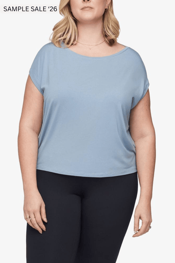 box tee in coastal blue - large [sample] #1215