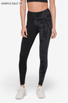 maxwell legging in charcoal + black - medium [sample] - #1244