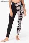 maxwell legging in bone + black - small [sample] - #1251