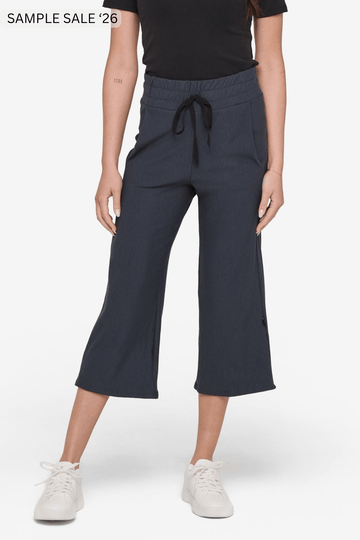 freedom wide leg crop in eclipse - medium [sample] - #861