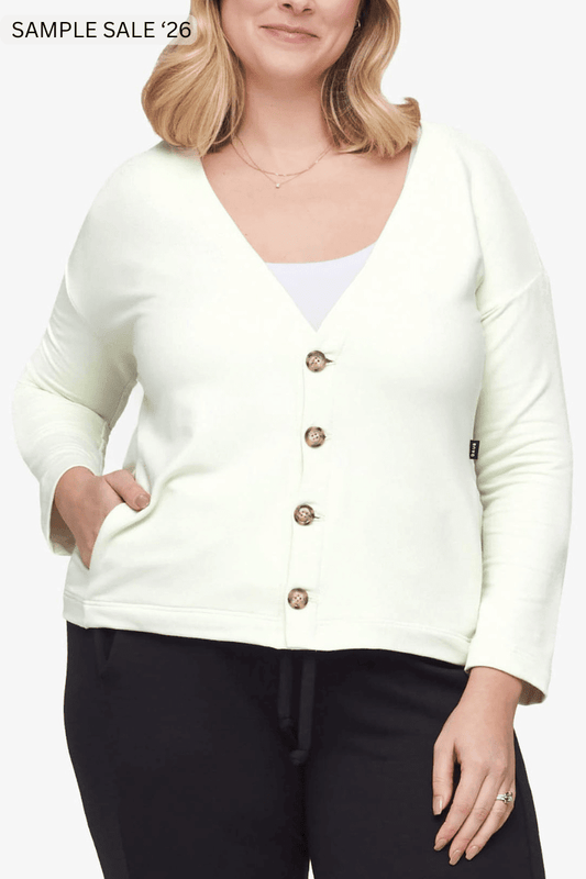 cove cardigan in sea glass - medium [sample] #816