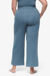 Starboard Pant - Woman Wide Leg Pant in Blue Basalt | Daub & Design
