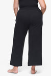 Starboard Pant - Woman Wide Leg Pant in Black | Daub & Design