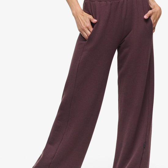 Starboard Pant - Woman Wide Leg Pant in Brown | Daub & Design