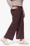 Starboard Pant - Woman Wide Leg Pant in Brown | Daub & Design