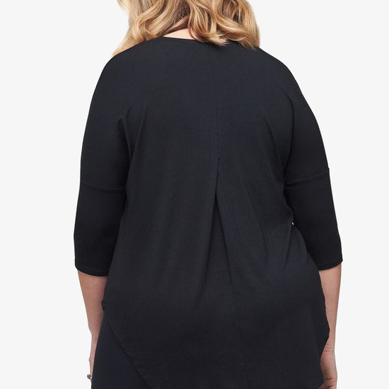 Ainsley Tee - Women's Basic T-Shirt in Black - Back | Daub + Design