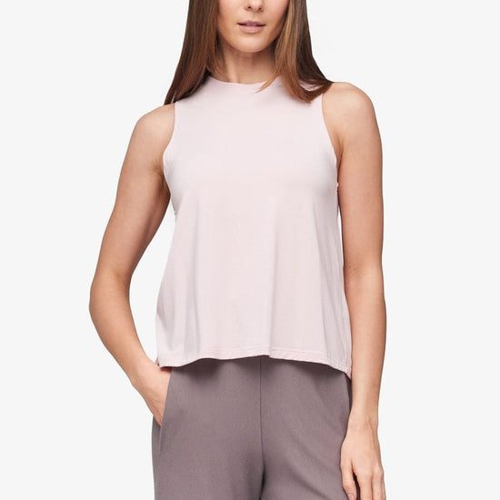 Maia Tank - Women's Basic Tank in Rose Quartz Pink | Daub + Design