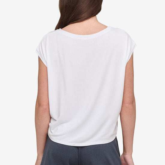 Box Tee - Women's Basic T-Shirt in White - Back | Daub + Design