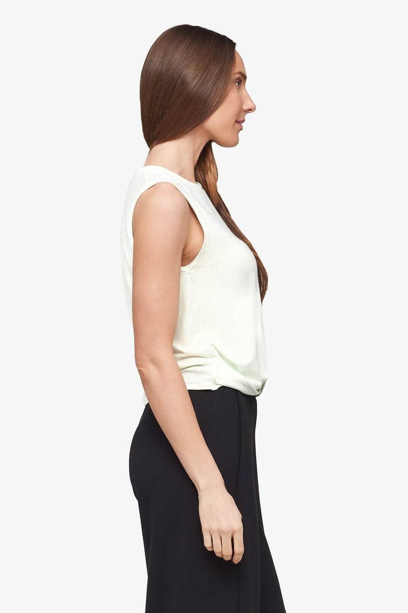 Leilani Tank - Women's Basic Tank in Sea Glass mint | Daub + Design