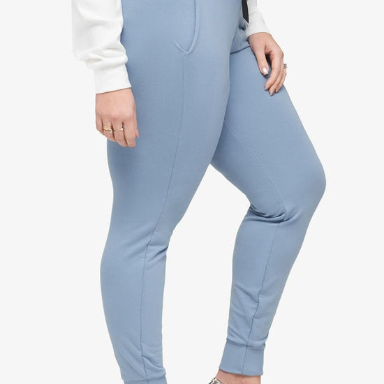 Freedom Jogger - Women's Basic Jogger in Coastal Blue - Side | Daub + Design
