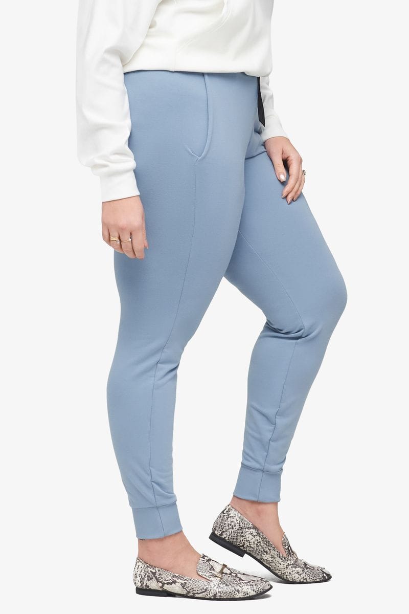Freedom Jogger - Women's Basic Jogger in Coastal Blue - Side | Daub + Design