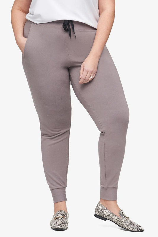 Freedom Jogger - Women's Basic Jogger in Driftwood - Front | Daub + Design