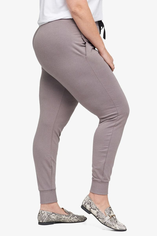 Freedom Jogger - Women's Basic Jogger in Driftwood - Side | Daub + Design