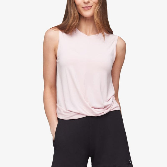 Leilani Tank - Women's Basic Tank in Rose Quartz Pink | Daub + Design