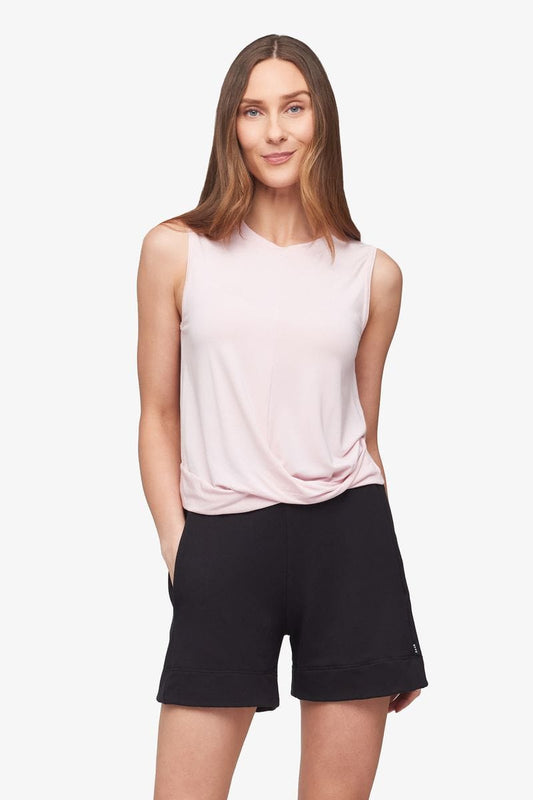 Leilani Tank - Women's Basic Tank in Rose Quartz Pink | Daub + Design
