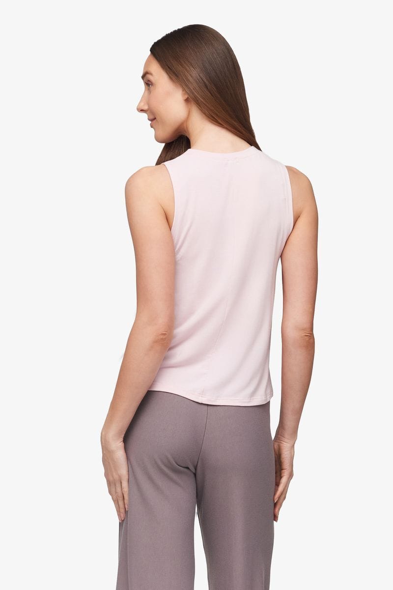 Maia Tank - Women's Basic Tank in Rose Quartz Pink | Daub + Design