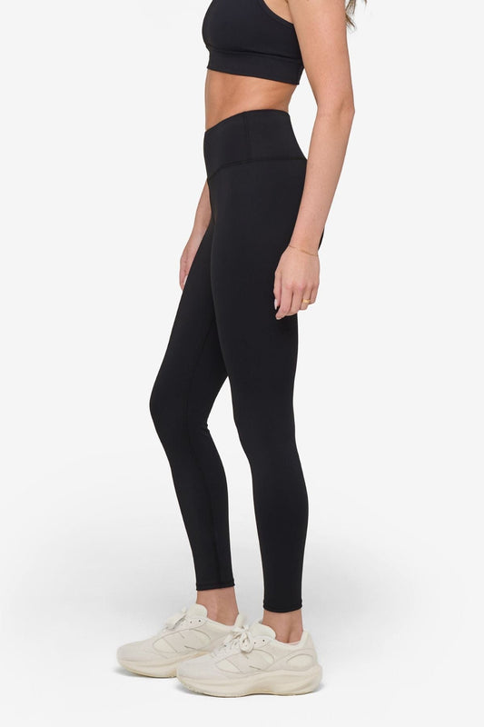 Riley Legging - Women's Legging in Matte Black - Side | Daub + Design