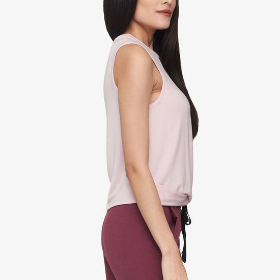Leilani Tank - Women's Basic Tank in Rose Quartz Pink | Daub + Design