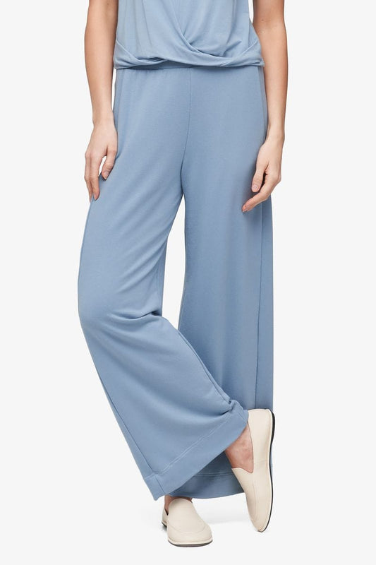 Starboard Pant LITE- Women's Basic Pant in Coastal Blue - Front | Daub + Design